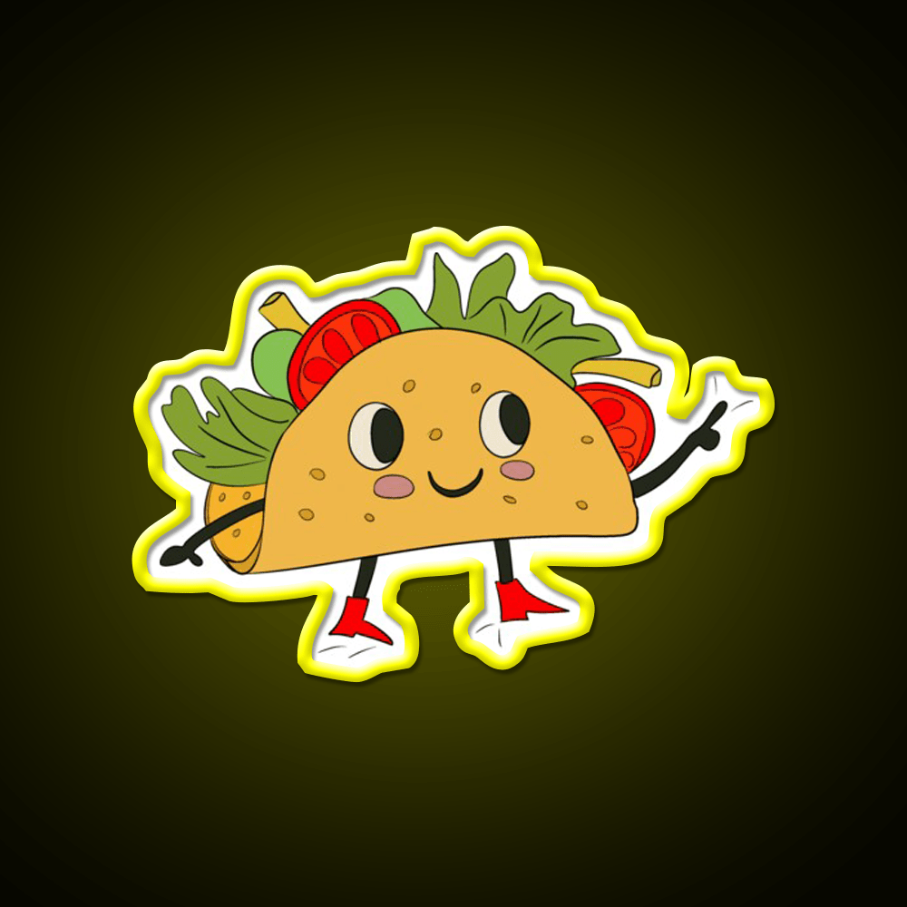 Lets Taco Bout Me Taco Led Neon Sign Rgb Color - Shineneon