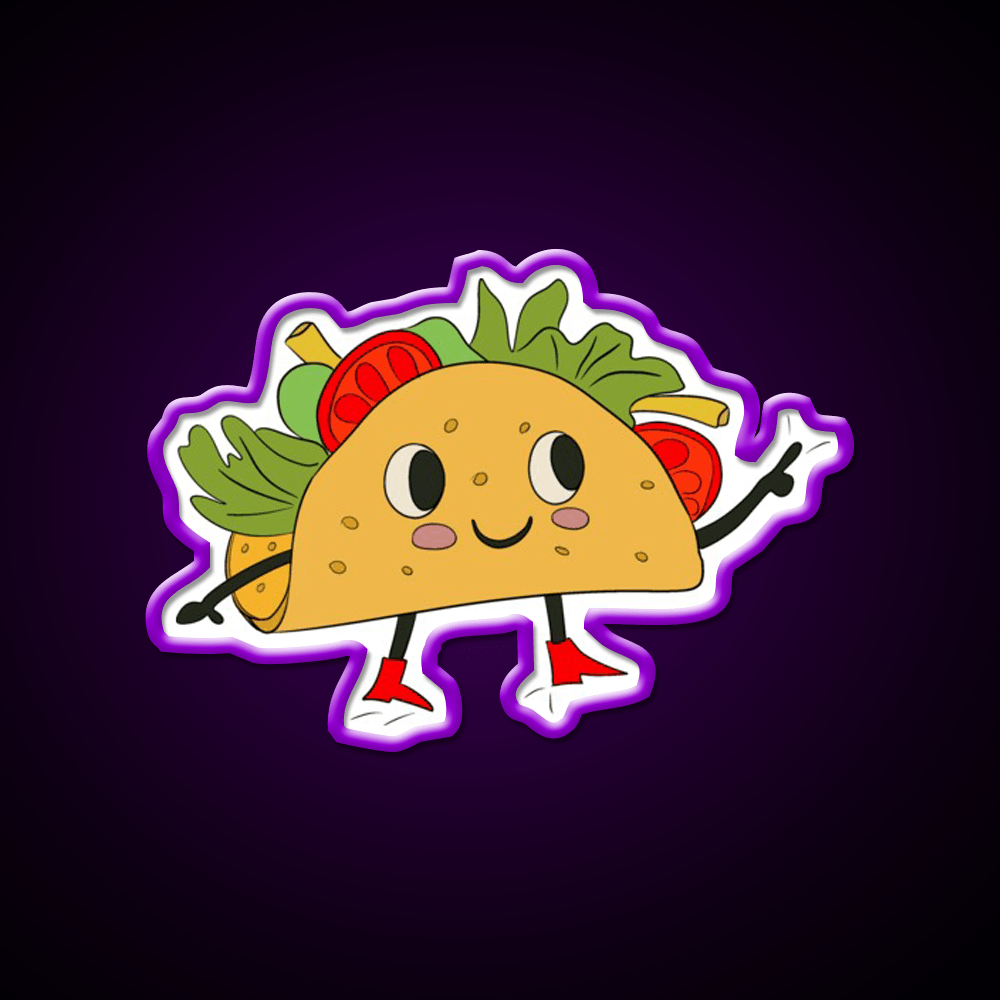 Lets Taco Bout Me Taco Led Neon Sign Rgb Color - Shineneon