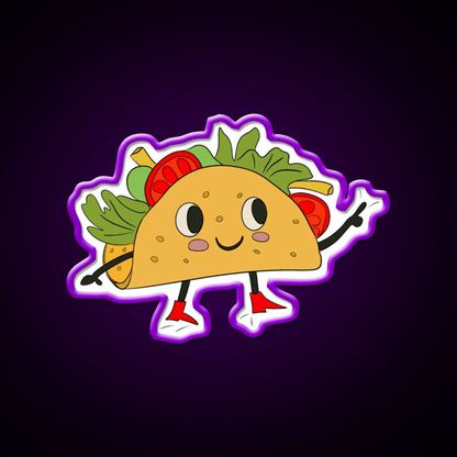 Lets Taco Bout Me Taco Led Neon Sign Rgb Color - Shineneon