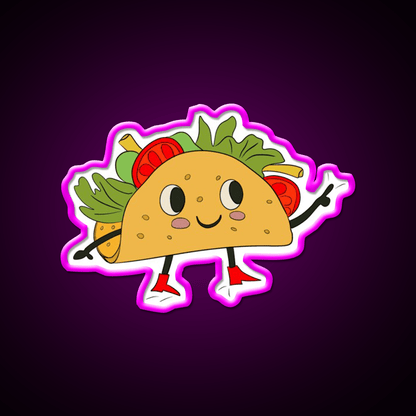 Lets Taco Bout Me Taco Led Neon Sign Rgb Color - Shineneon