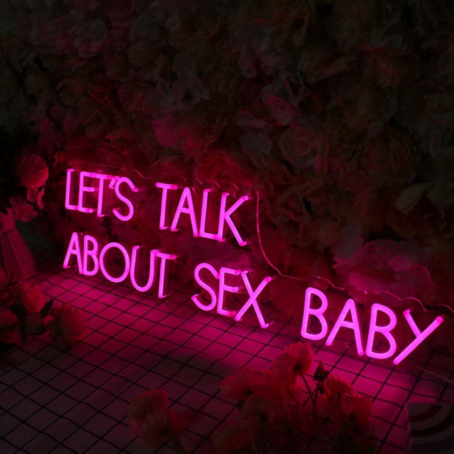 Lets Talk About Sex Baby Led Neon Sign | Shineneon