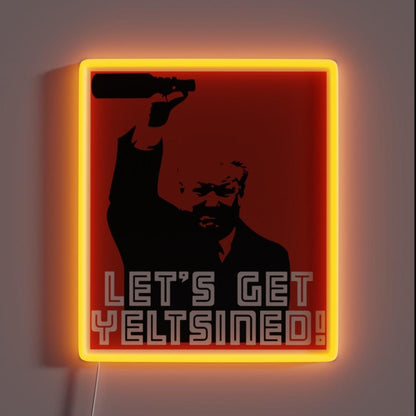 Letsget Yeltsined Rgb Led Neon Sign - Custom LED neon sign front view
