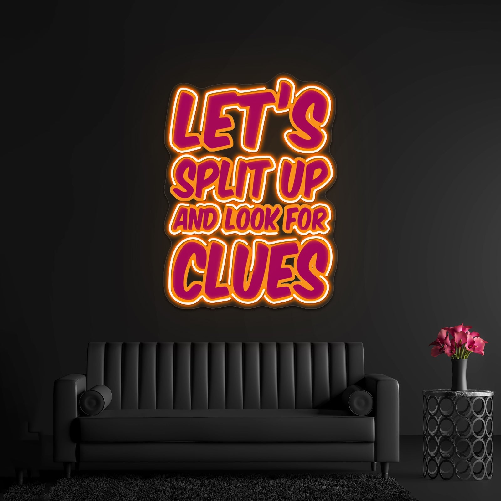Letssplitup Artwork Led Neon - Shineneon