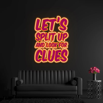 Letssplitup Artwork Led Neon - Shineneon