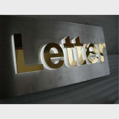 Letter 3D Backlit Channel Letters Led Light Sign