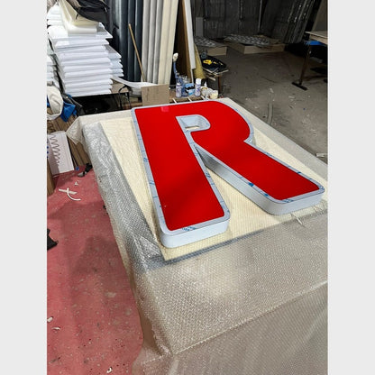 Letter R 3D Backlit Channel Letters Led Light Sign - Shineneon