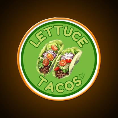 Lettuce Taco Led Neon Sign Mexican Food Sign Rgb Color - Shineneon