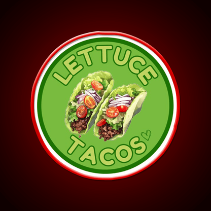 Lettuce Taco Led Neon Sign Mexican Food Sign Rgb Color - Shineneon