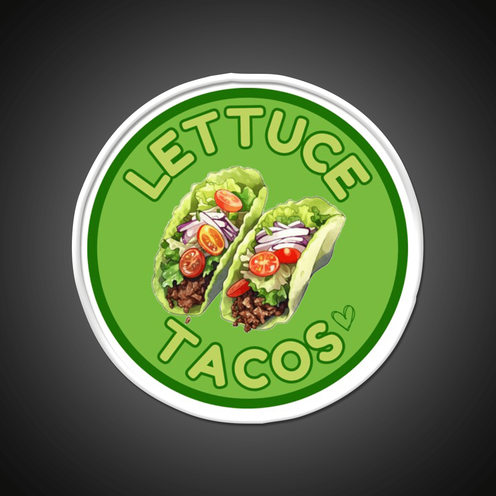 Lettuce Taco Led Neon Sign Mexican Food Sign Rgb Color - Shineneon