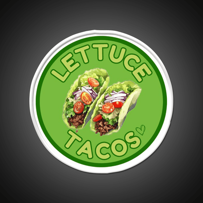 Lettuce Taco Led Neon Sign Mexican Food Sign Rgb Color - Shineneon