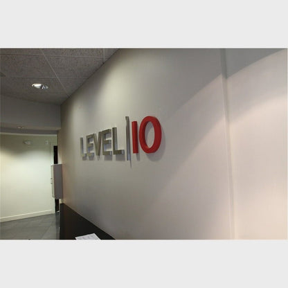 Level 10 Stainless Steel Metal 3d Sign 2 - Shineneon