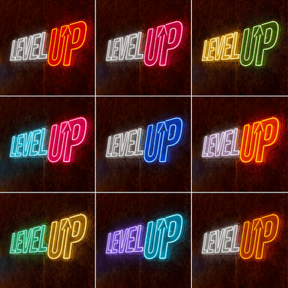 Level Up LED Neon Sign Wall Neon Sign - Shineneon