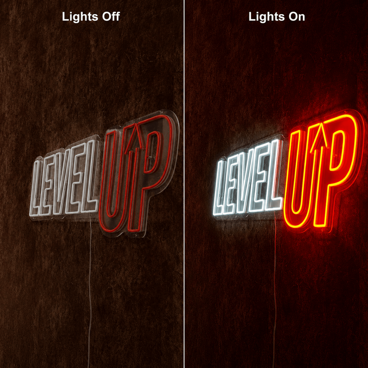 Level Up LED Neon Sign Wall Neon Sign - Shineneon