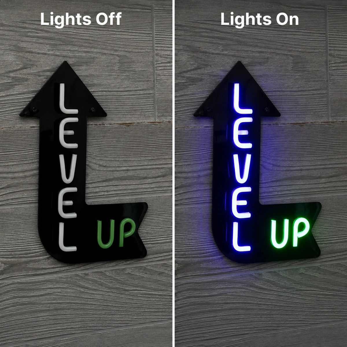 Level Up Man Cave LED Neon Sign - Shineneon