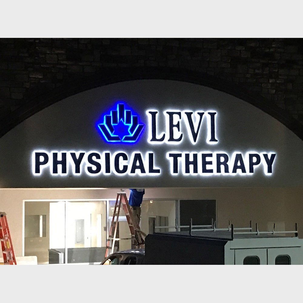 Levi Physical Therapy 3D Backlit Channel Letters Led Light Sign - Shineneon