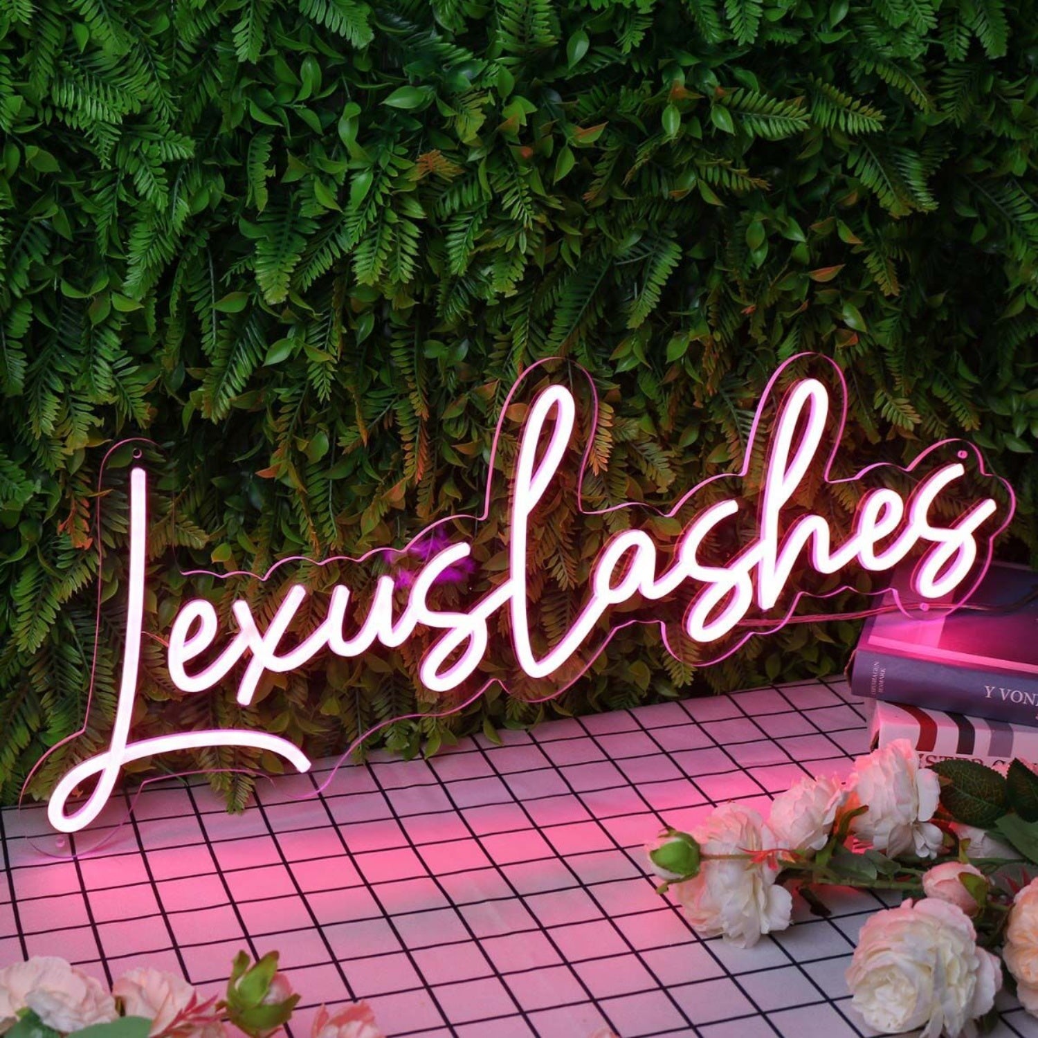 Lexus Lashes Purple Led Neon Sign - Shineneon