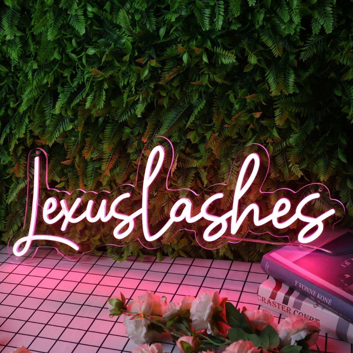 Lexus Lashes Purple Led Neon Sign - Shineneon