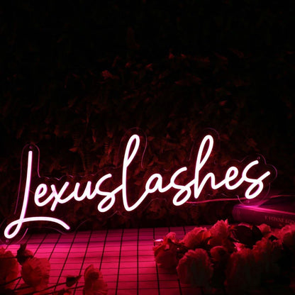 Lexus Lashes Red Led Neon Sign - Shineneon