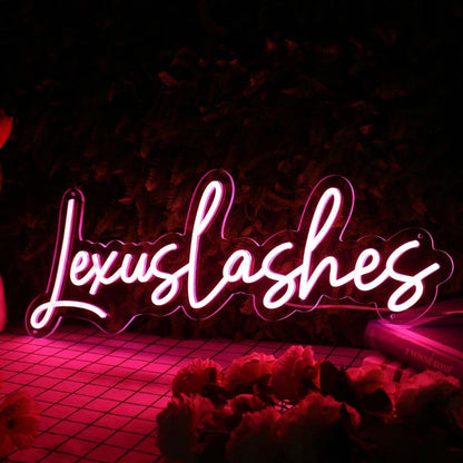 Lexus Lashes Red Led Neon Sign - Shineneon