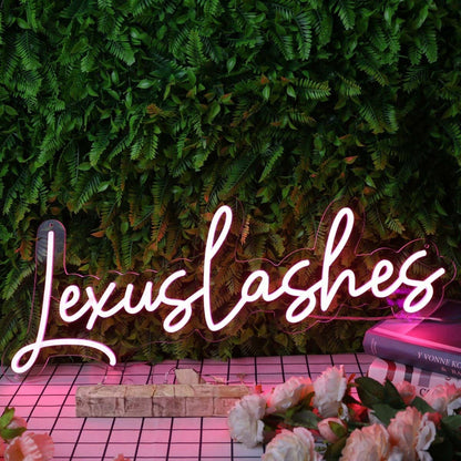 Lexus Lashes Red Led Neon Sign - Shineneon