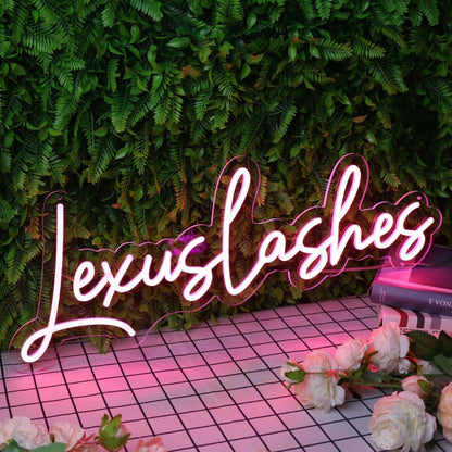 Lexus Lashes Red Led Neon Sign - Shineneon