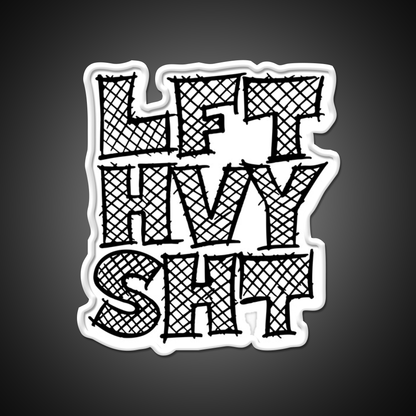 Lft Hvy Sht Gym Fitness Led Neon Sign Rgb Color