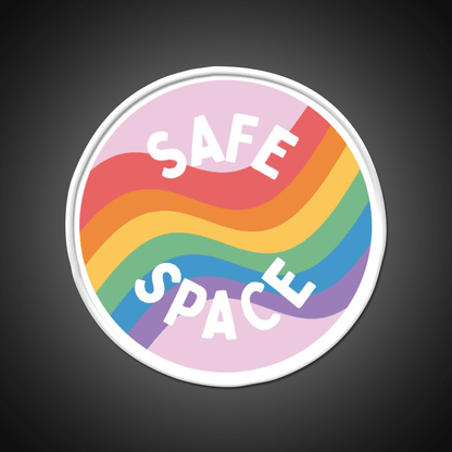 Lgbt Safe Space Everyone Is Welcome Here Welcome Led Neon Sign Open Sign Rgb Color - Shineneon