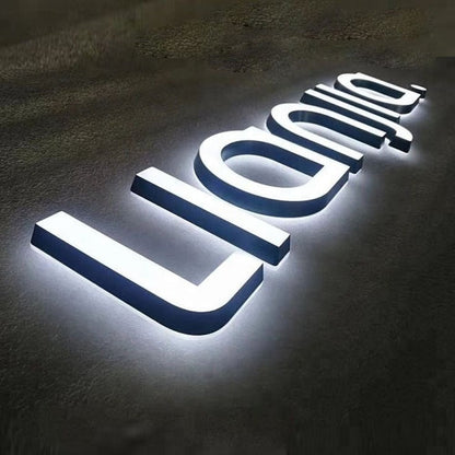 Lianjia 3D Frontlit And Backlit Channel Letter Led Light Sign - Shineneon