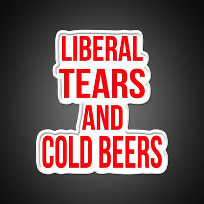Liberal Tears And Cold Beers Beer Bar Decor Led Neon Sign Rgb Color - LED neon sign view 11