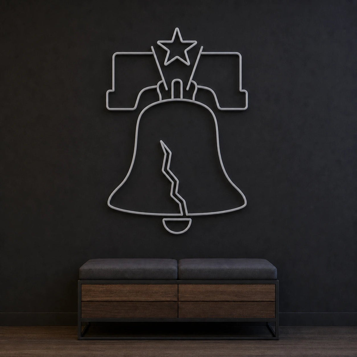 Liberty Bell LED Neon Sign Garage Neon Sign - Shineneon