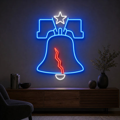 Liberty Bell LED Neon Sign Man Cave Neon Sign - Shineneon
