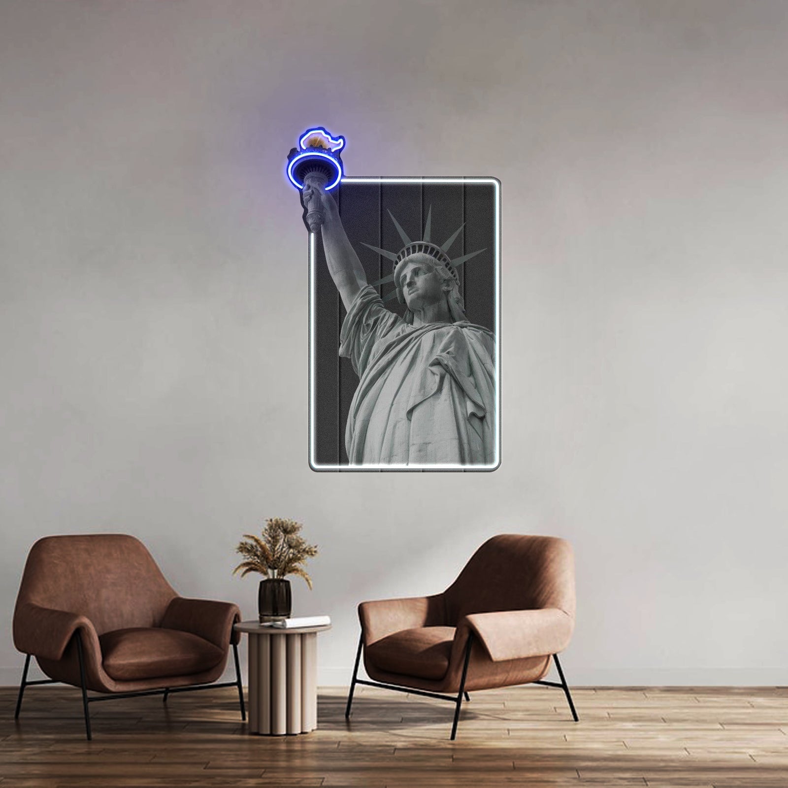 Liberty Enlightening The World Custom Led Signs Artwork For Sale - Shineneon