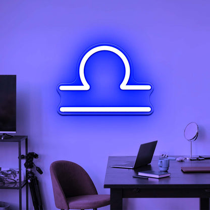 Libra Small Led Bedroom Neon Sign