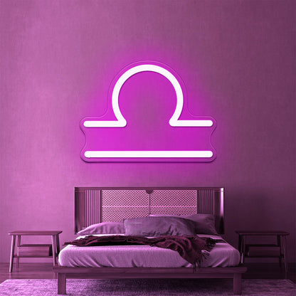 Libra Small Led Bedroom Neon Sign