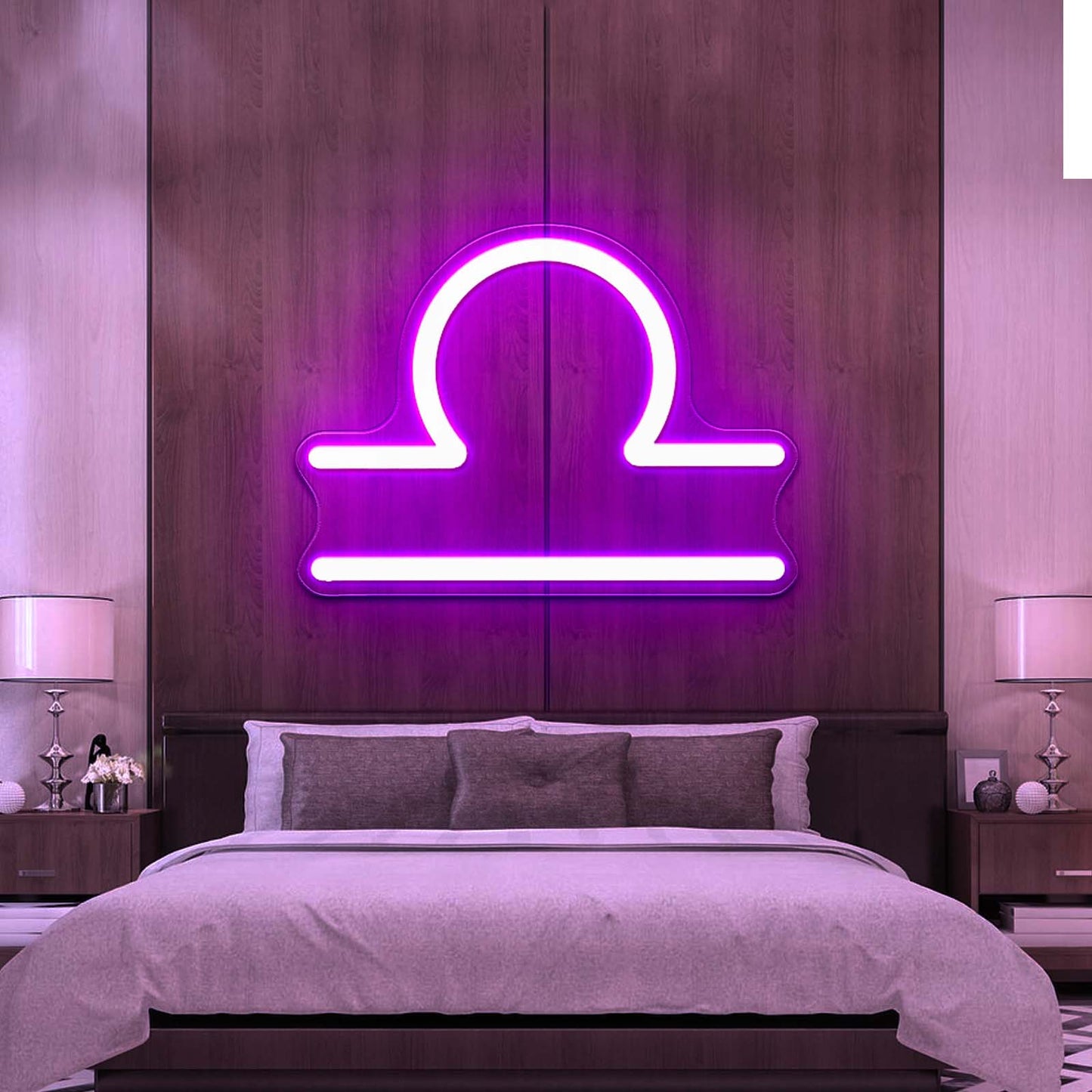 Libra Small Led Bedroom Neon Sign