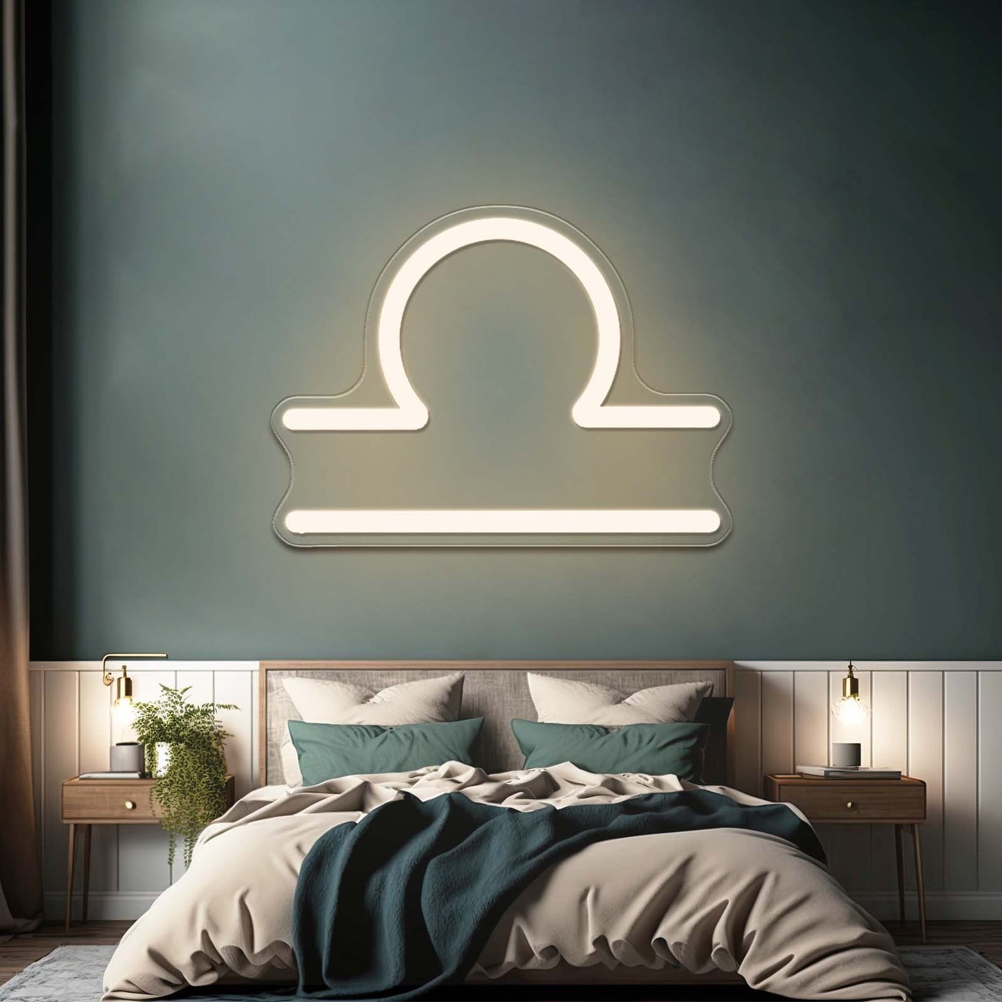 Libra Small Led Bedroom Neon Sign