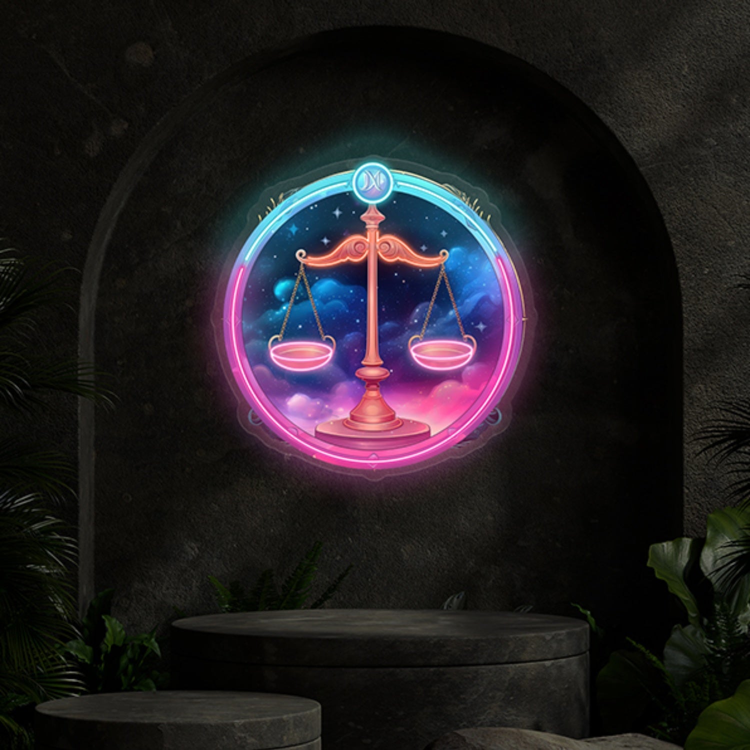 Libra Uv Zodiac Horoscope Neon | Shineneon