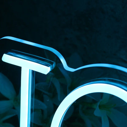 Licks And Lather Blue Led Neon Sign - Shineneon