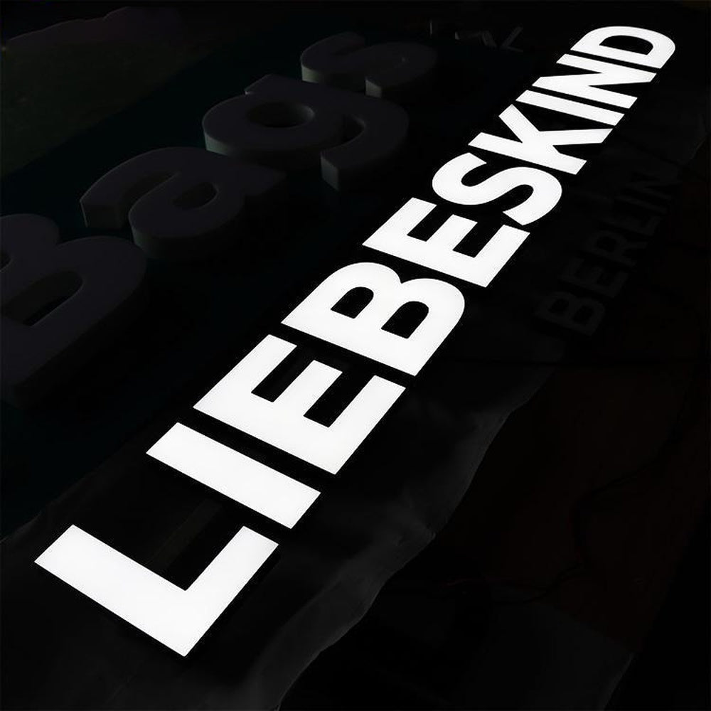 Liebeskind 3D Frontlit Letters Metal Led Sign - Shineneon