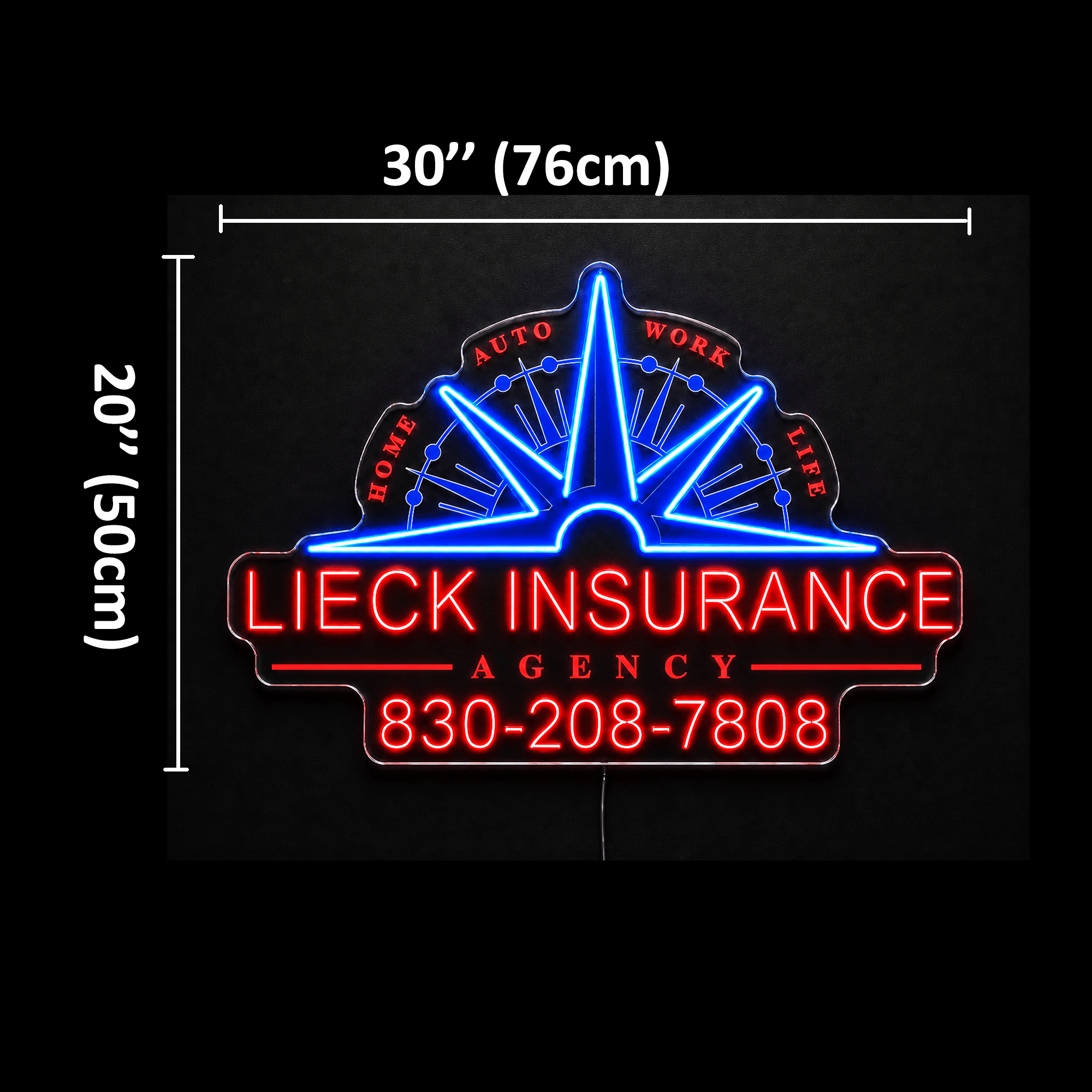 LIECK INSURANCE Custom LED Neon Sign - Shineneon