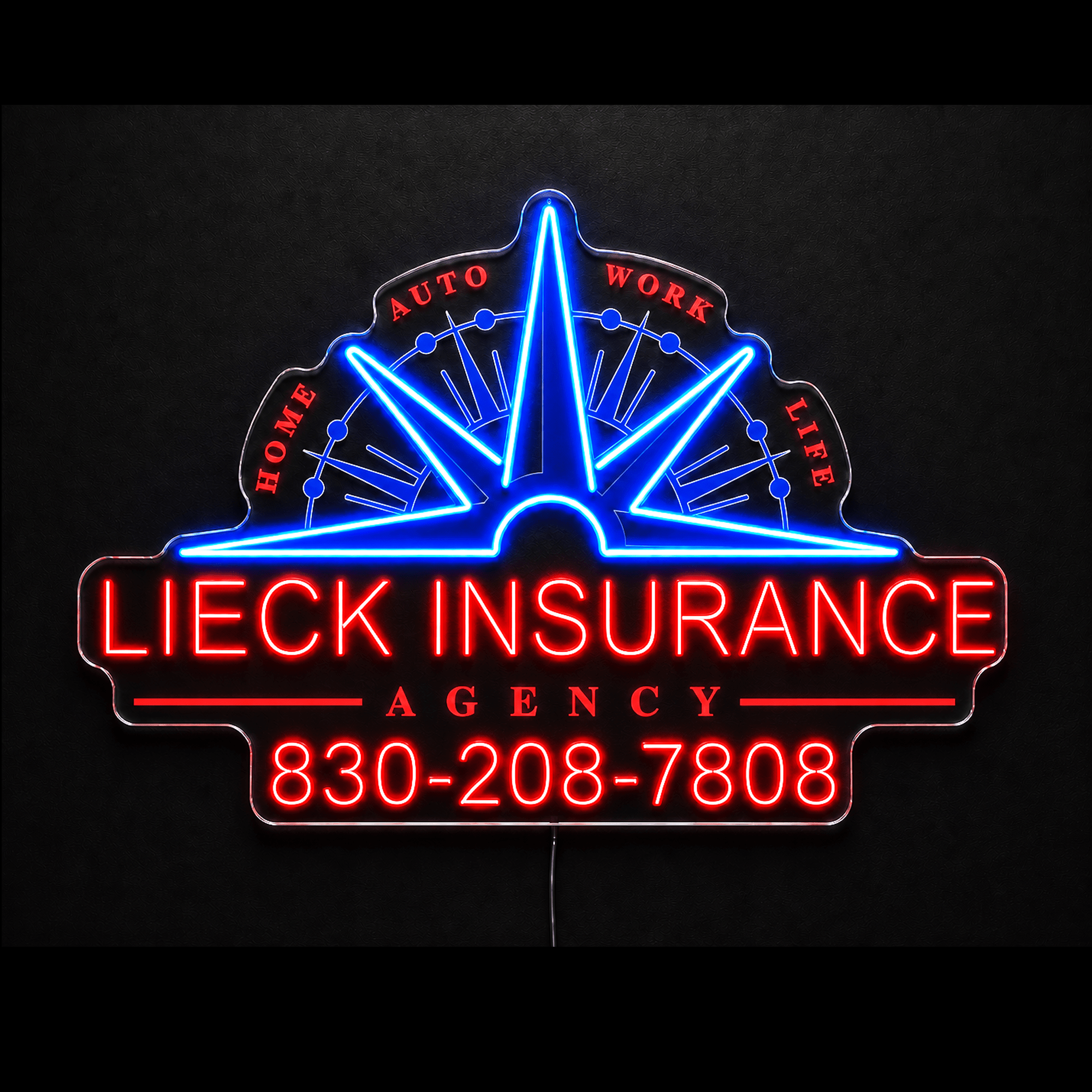 LIECK INSURANCE Custom LED Neon Sign - Shineneon