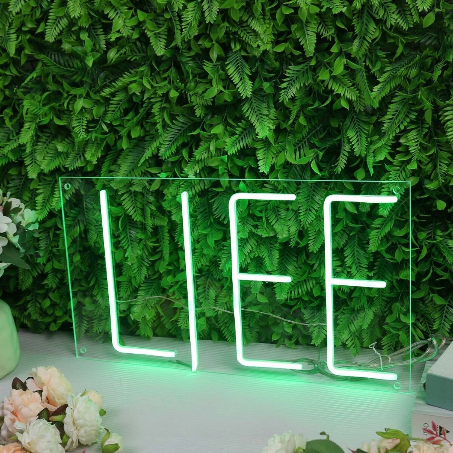 Life Green Led Neon Sign - Shineneon