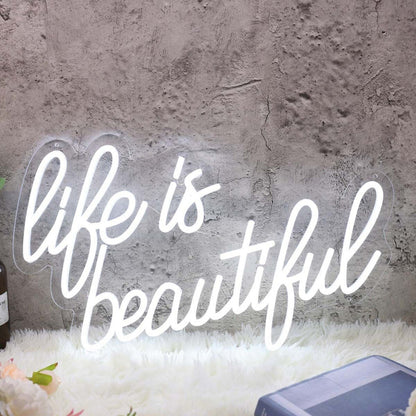 Life Is Beautiful Custom Led Neon Sign - Shineneon