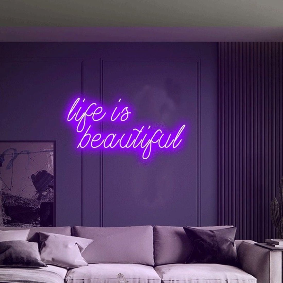 Life Is Beautiful Led Sign Business Neon Signs - Shineneon
