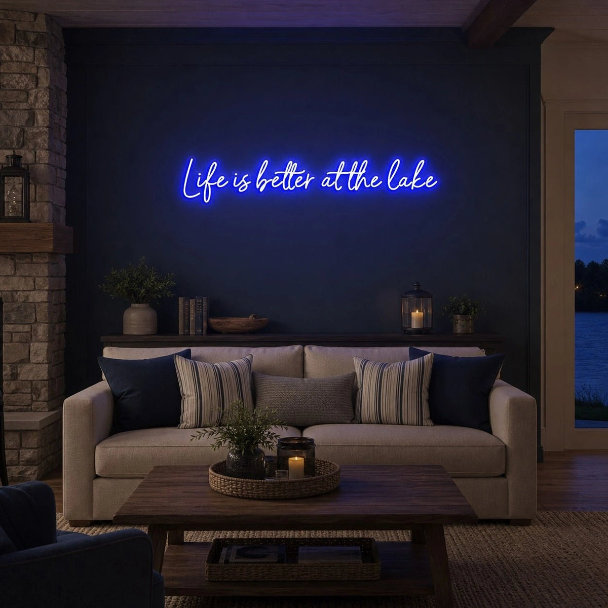 Life Is Better At The Lake LED Neon Sign - Shineneon