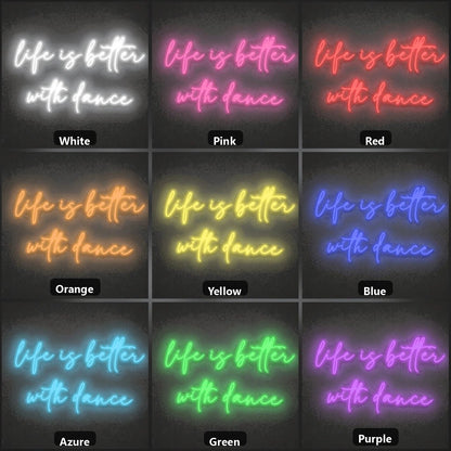 Life Is Better LED Neon Sign Garage Neon Sign - Shineneon