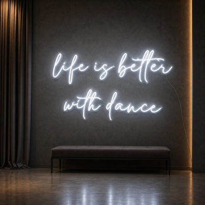Life Is Better LED Neon Sign Home Garage Wall Decoration high-converting product image