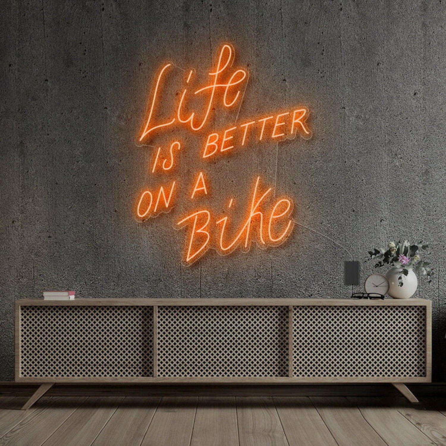 Life Is Better On A Bike Neon Sign For Fitness | Shineneon