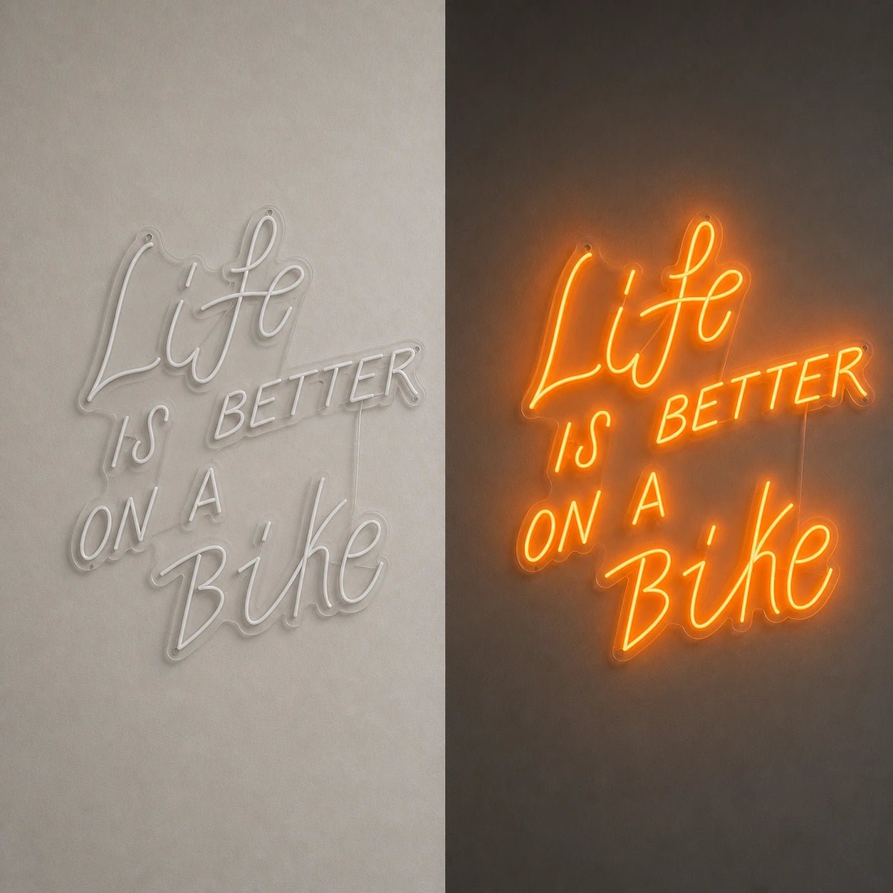 Life Is Better On A Bike Vintage LED Neon Sign - Shineneon