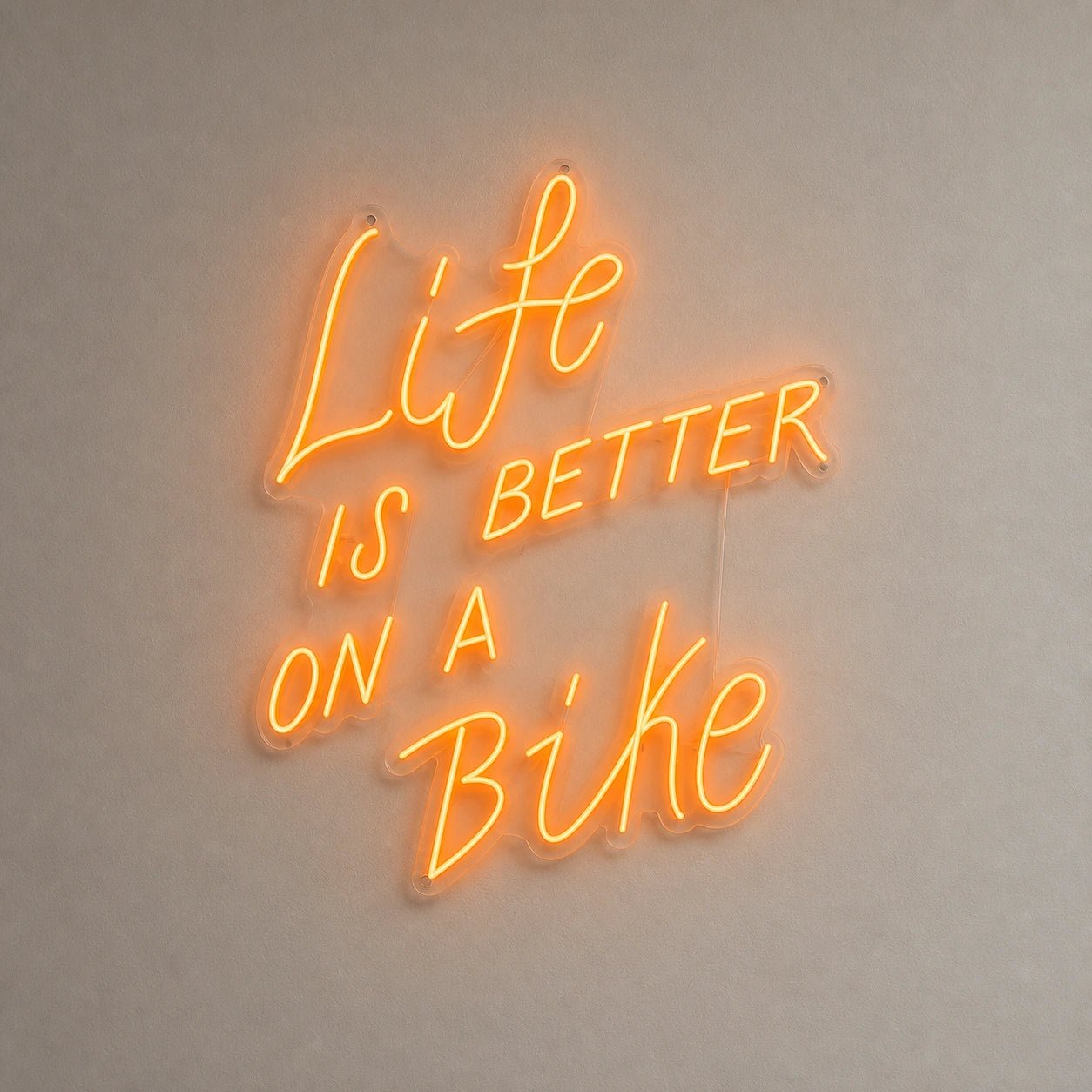 Life Is Better On A Bike Vintage LED Neon Sign - Shineneon